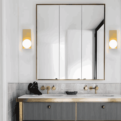 Bohème Applique Doré / Verrine Opaque