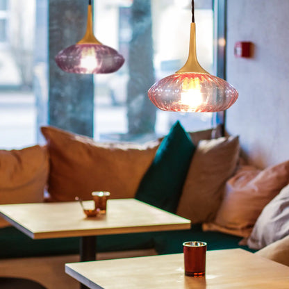 Suspension petite Grace Rose Spinelle